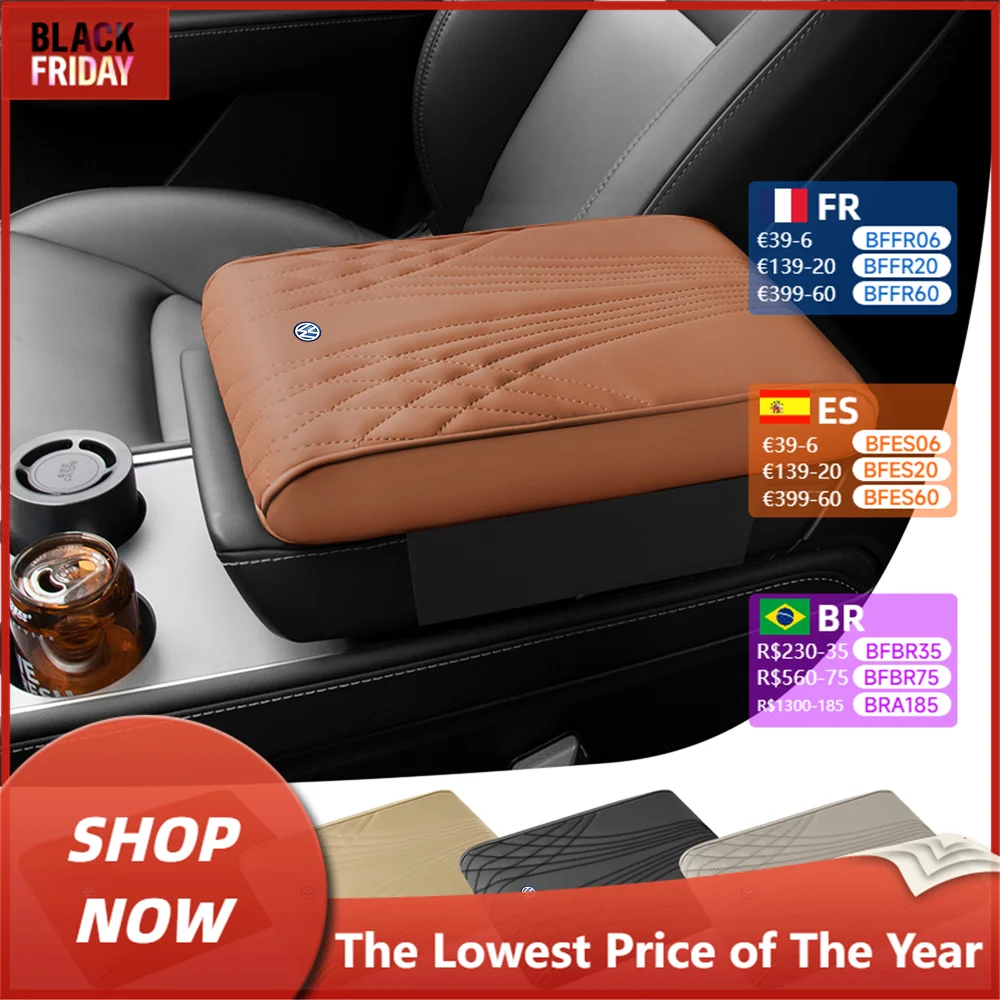 Автомобильный подлокотник расширитель подушка коврик для центральной консоли