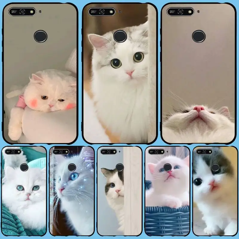 

Cat Cats Cute Phone Case For Huawei Nova 2 I Plus 3 I E 4 E 5 I Pro 6 SE 6 5G Cove Fundas Case