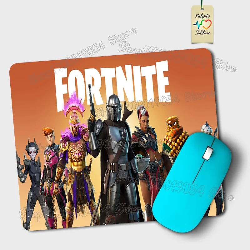 Фото Игровой коврик для мыши Game Fortnite, маленький коврик для стола, аниме-коврик для геймеров, коврик для клавиатуры для киберспорта, нескользящий коврик для ПК, офисный компьютерный коврик для стола №5