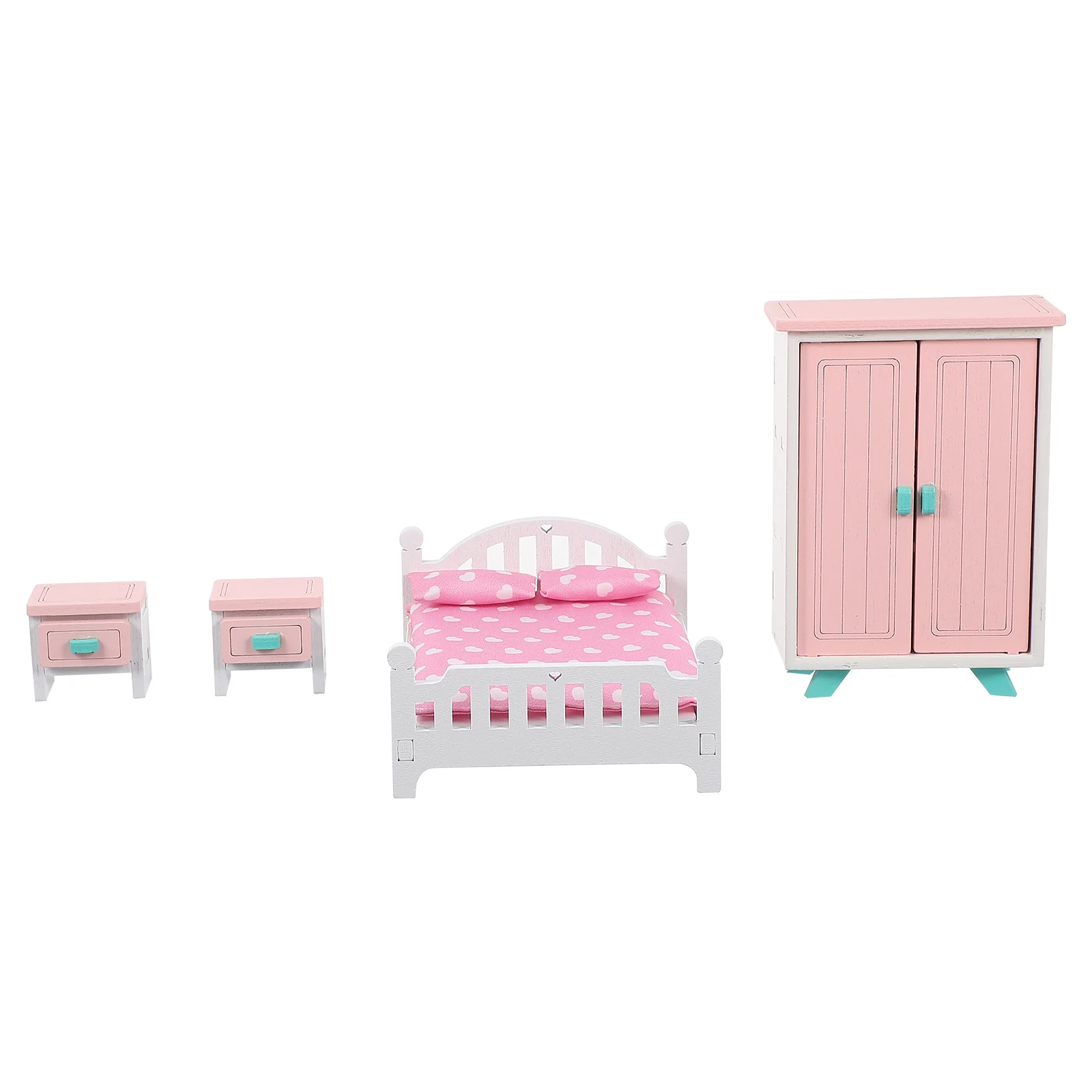 

1 Set Bedroom Set Doll Accessories Miniature Things Pretend Play Toys