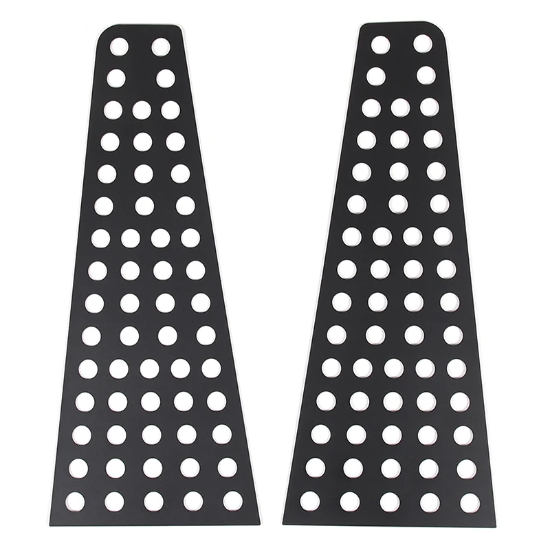 Для Toyota Land Cruiser Prado FJ150 2010-2023 алюминиевый сплав черный автомобиль заднее окно