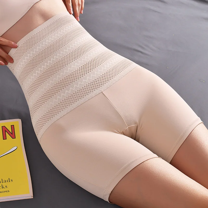 

Женское нижнее белье, плоские шорты для коррекции фигуры, трусики с завышенной талией для похудения, шорты-боксеры, нижнее белье для живота