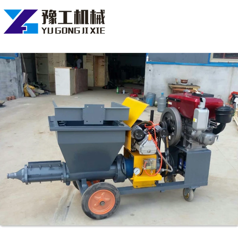 Строительная штукатурная машина с бетономешалкой | Инструменты