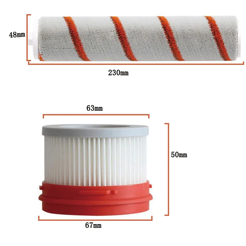 Hepa-фильтр для Xiaomi Dreame V8/V9/V9B/V10 беспроводной пылесос роликовая щетка пола запасные