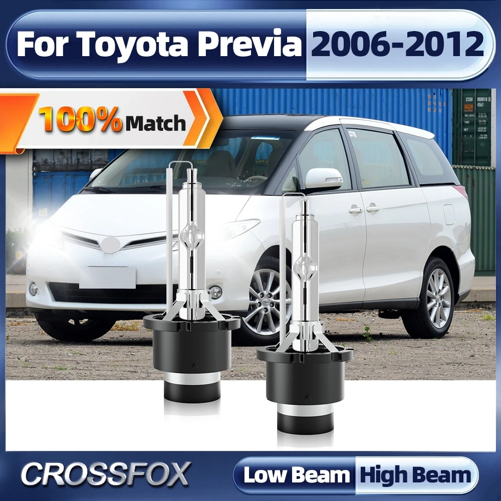 

2PCS 35W D4S Xenon HID Headlight Bulb 6000K HID Xenon Lamp Xenon Light Bulb For Toyota Previa 2006 2007 2008 2009 2010 2011 2012