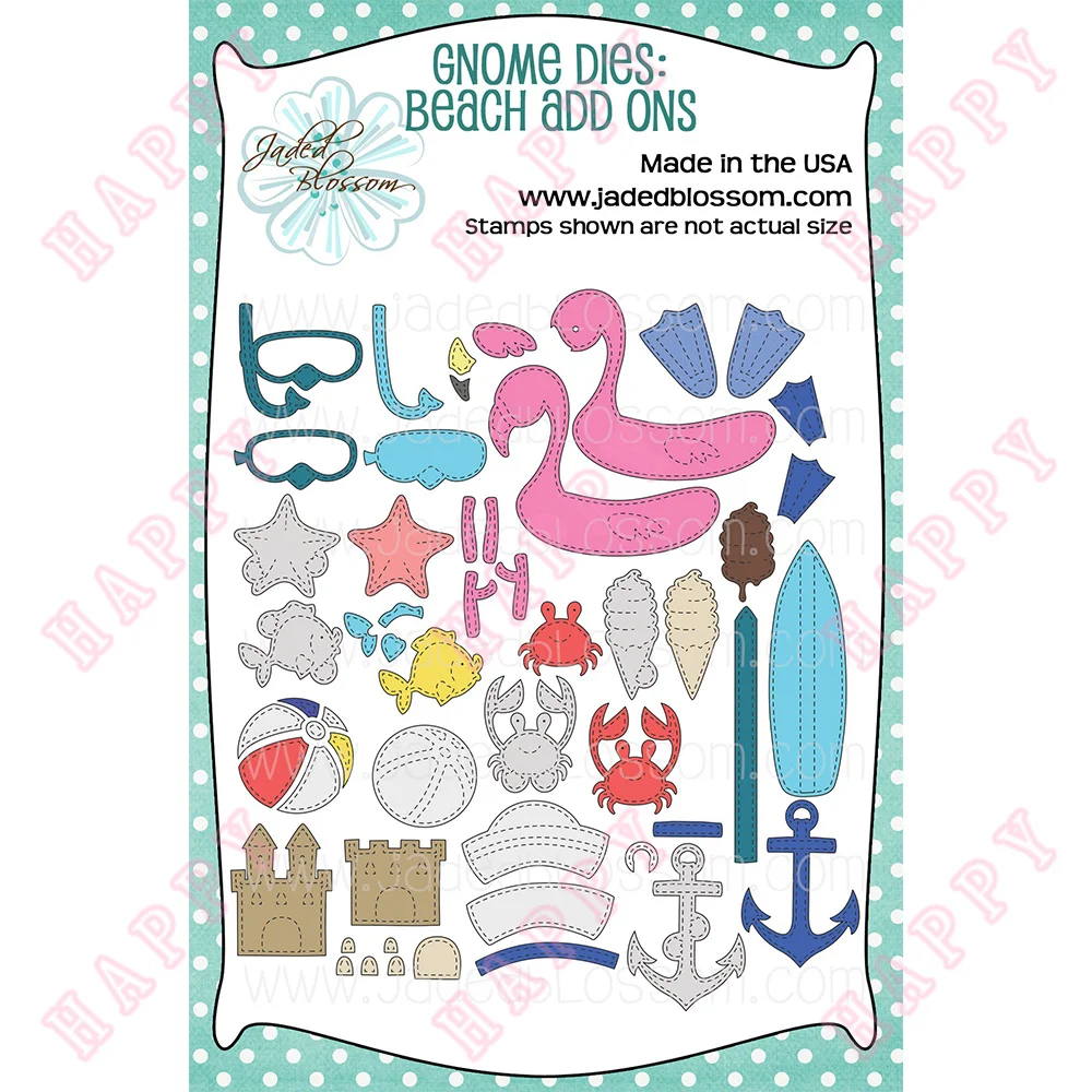 

Metal Cutting Dies Beach Add Ons For Scrapbooking DIY Craft Making Greeting Card Decoration Embossing Template 2023 New Arrival