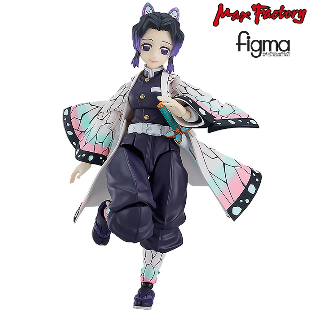 

Max Factory Figma No.575 Kochou Shinobu Kimetsu No Yaiba Demon Slayer Action Figure Collectible Anime Model Toys Kids Gift