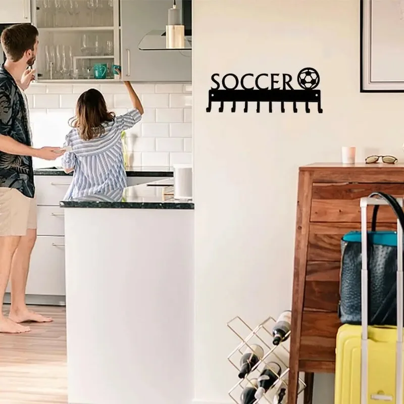 Настенный Крючок Для Пальто Медалей И Футбольных Мячей Железный Художественный