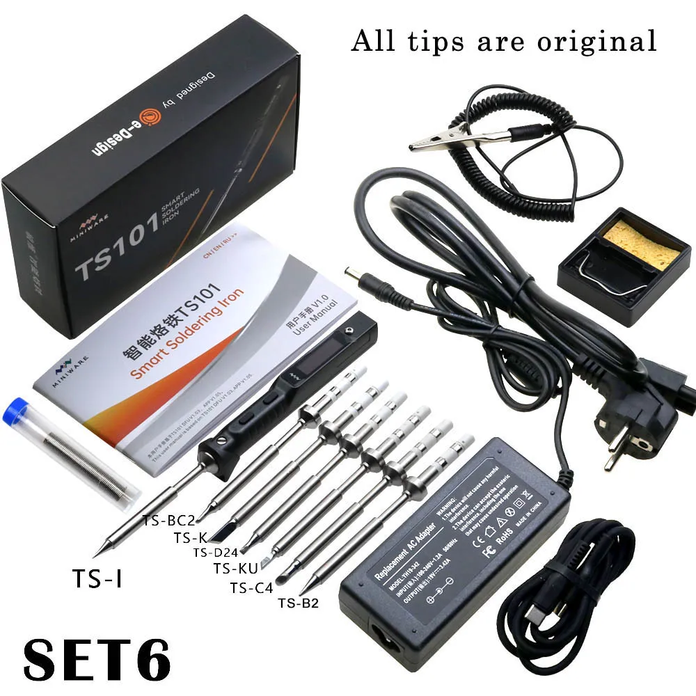 Электрический паяльник QUECOO TS101 65Вт