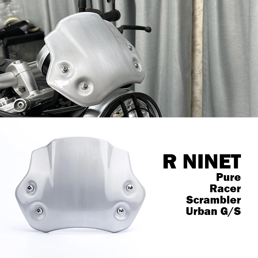 

R nineT Accessories for BMW Nine T Racer Motorcycle Windshield RNINET R9T Pure Scrambler Urban G/S Wind Deflector Windscreen