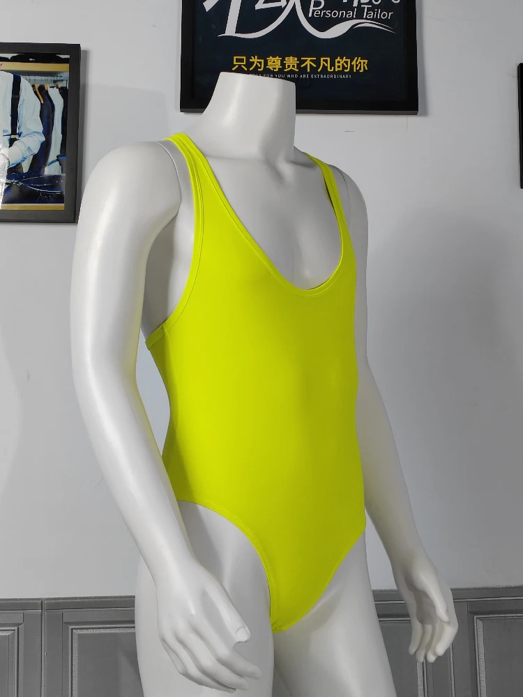 Free shipping BOYTHOR Private customized Men's sexy straitjacket Black one-piece Senior  A bathing suit