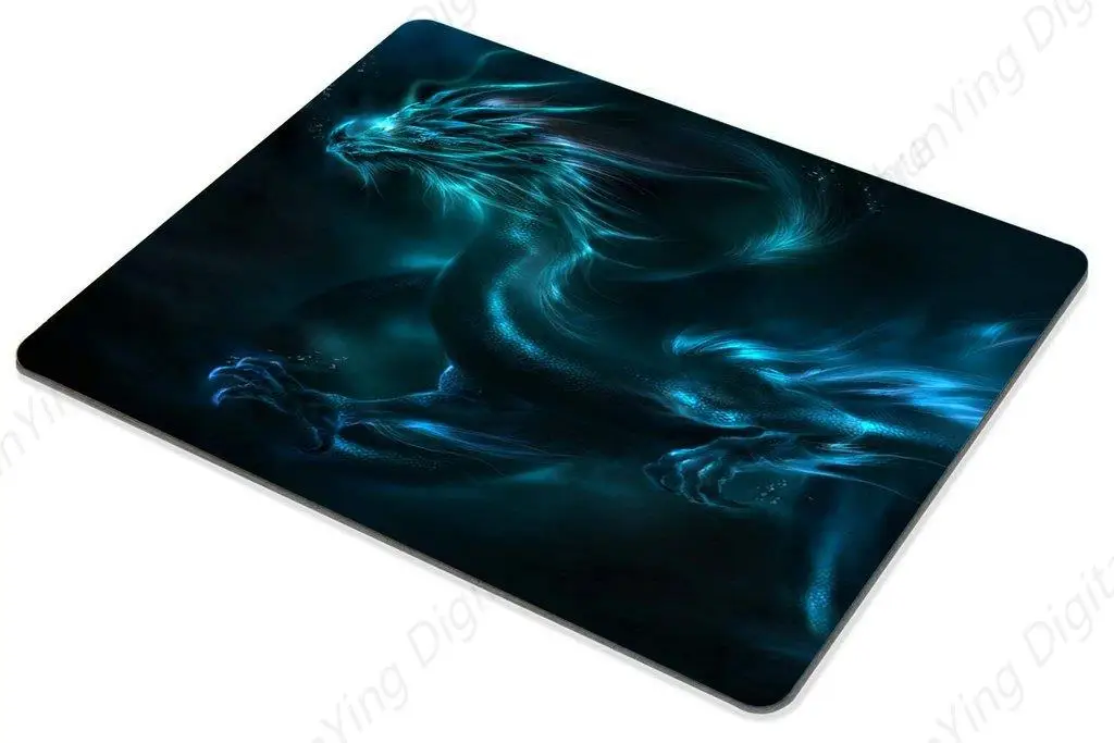 Уникальный дизайн коврика для мыши крутой с синим драконом подходит игровых