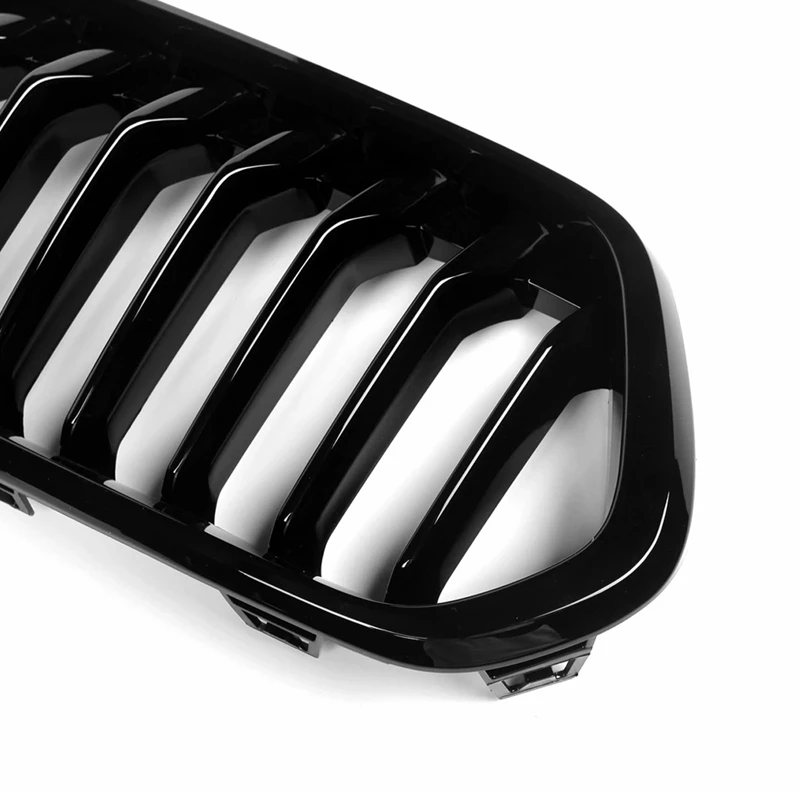 Черный передний бампер Однолинейный гриль почки для-BMW F39 X2 M35I Xdrive20d Xdrive28i Sdrive20i