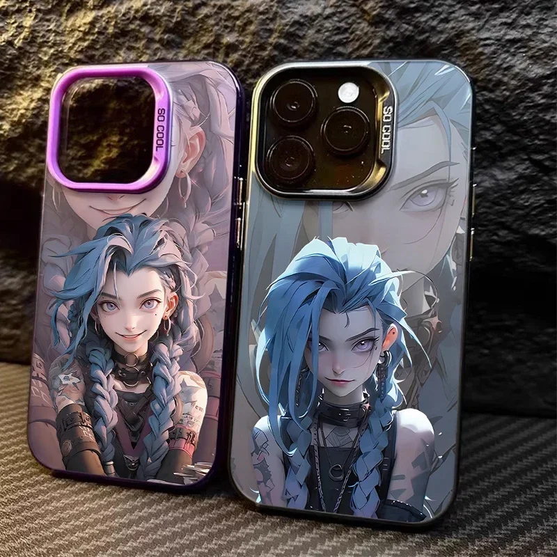 Фото Game Hot Arcanes J-Jinx Case for Samsung Galaxy A35 A55 A25 A15 A05 A05S 5G A13 A23 A12 A22 A32 A52 A52S A72 A51 A71 4G Cover №2