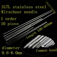 animal orthopedic instrument medical 317L stainless steel K.Wire Kirschner wire screw bone implant needle Intramedullary pin VET