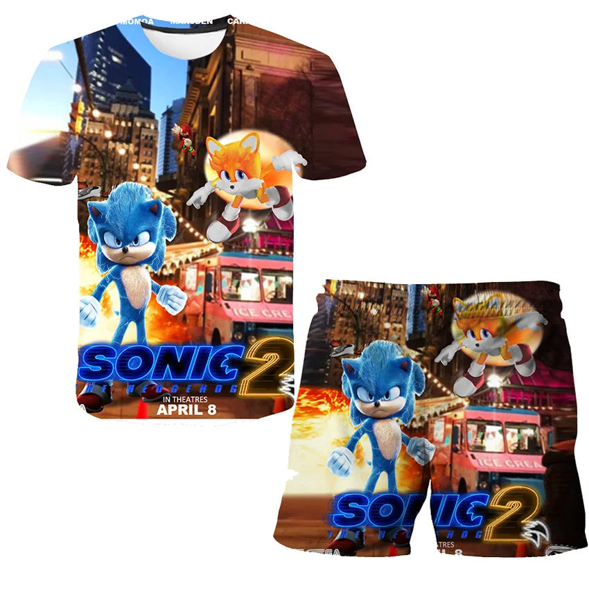 

Girls Summer Toddler Girls Super Sonic Clothes 2Pcs Outfits Kids Clothing For Girls Tracksuit Suits For Girls Children Clothing