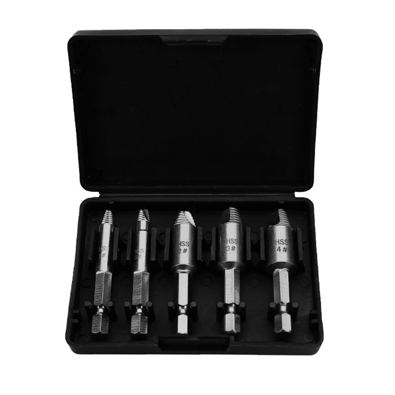 

5 PCS Damaged Screw Extractor Set, Stripped Screw Remover,Double Head Broken Bolt Extractor Screw Remover Set