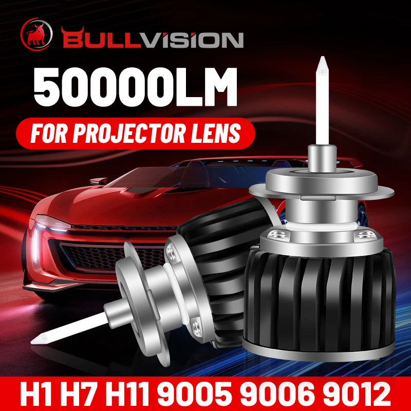 H11 LED 360 лм 9005 светодиодный H7 Bi фары для объектива проектора H1 9006 150 HB3 HB4 H8 H9