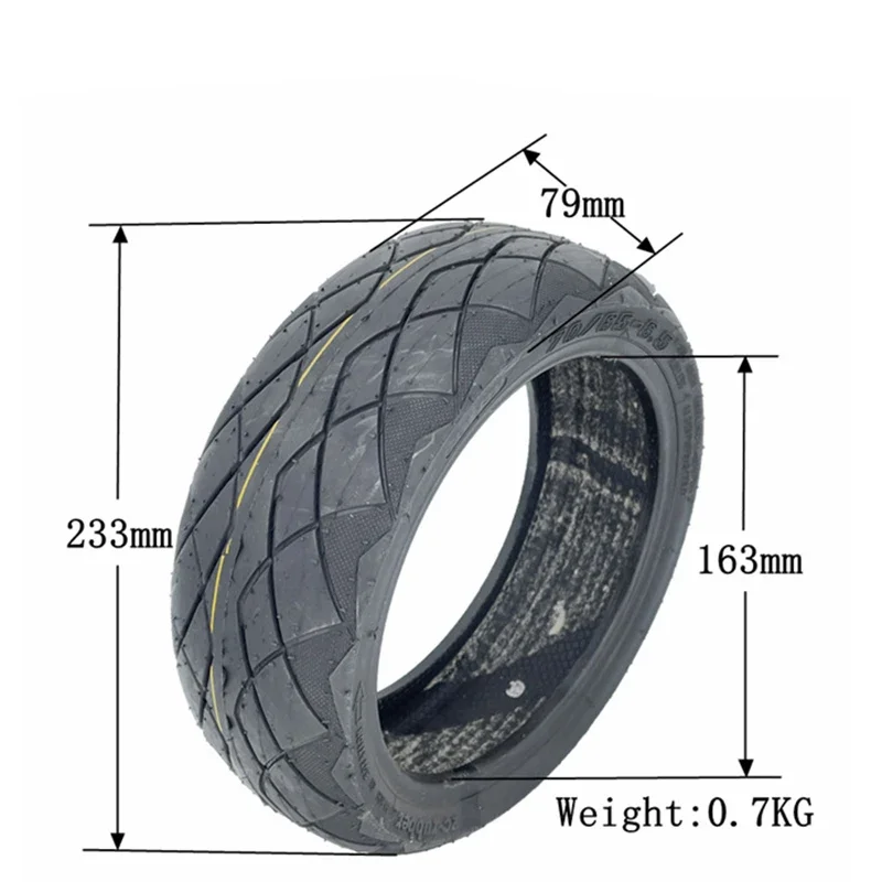 70/65-6 5 бескамерная Противоударная резиновая шина для скутера Millet 9 Balance &amp Pro