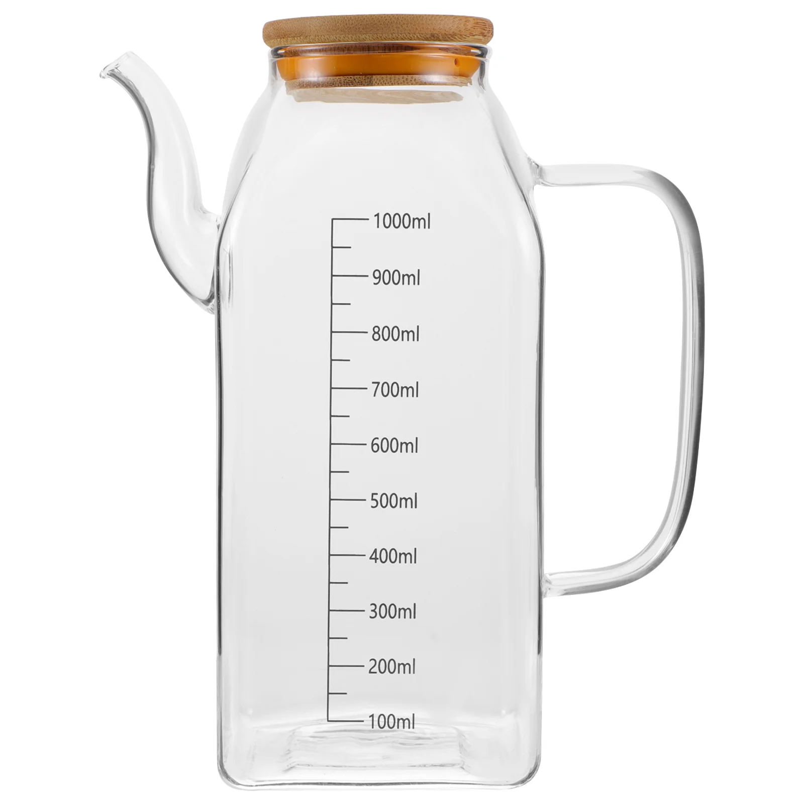 

Glass Sauce Bottles Oiler Dispenser Leakproof Kitchen Supply Jars Transparent Container