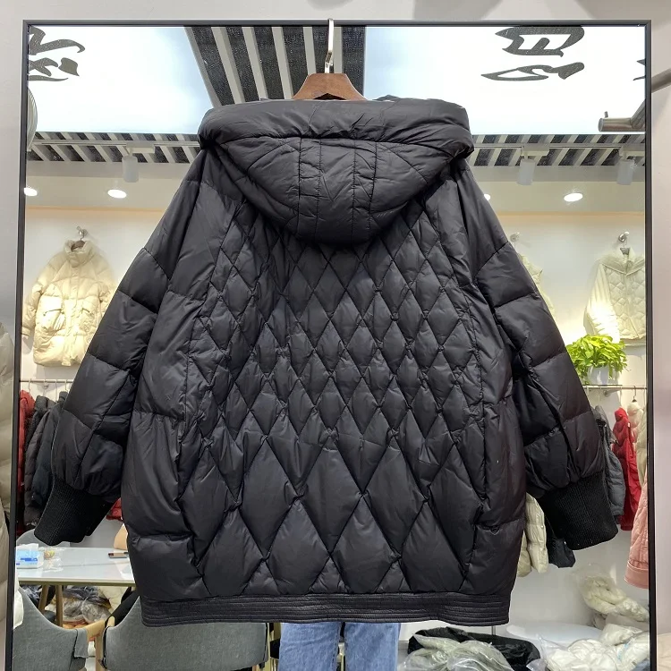 New Women Down Jacket Casual Style Autumn Winter Long Coats And Parkas Female Outwear