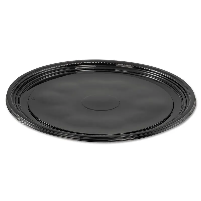 

Caterline Casuals Thermoformed Platters, 12" Diameter, Black. 25/carton