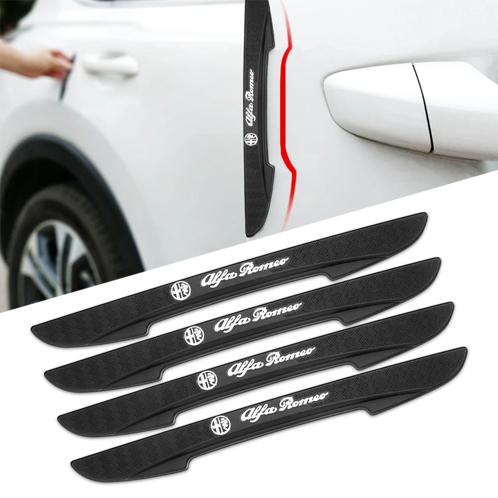 

Car Door Edge Anti Scratch Protector Bumper Strips Stickers Auto Accessories For Alfa romeo 159 mito giulietta 147 156 166 GT 4C