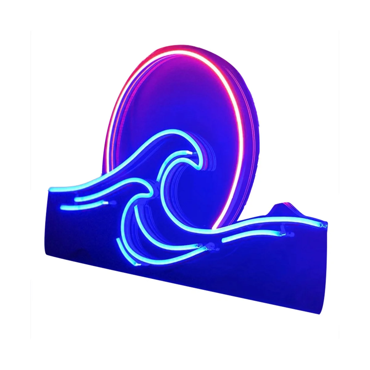 

Sunset Neon Sign for Wall Decor USB Powered LED Neon Sign Beach Wave LED Signs Night Light for Bedroom Wedding Party Bar