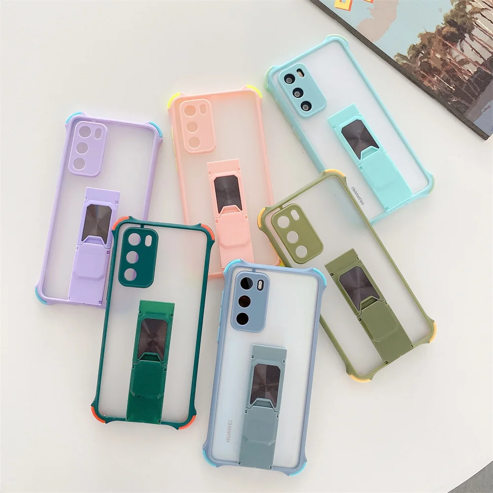 

Ultra Thin Fashion Soft Case For HUAWEI Mate 20 30 40 P30 P40 P50 Smart Z Lite Pro Plus 5G Light Shockproof Bracket Cover Cases
