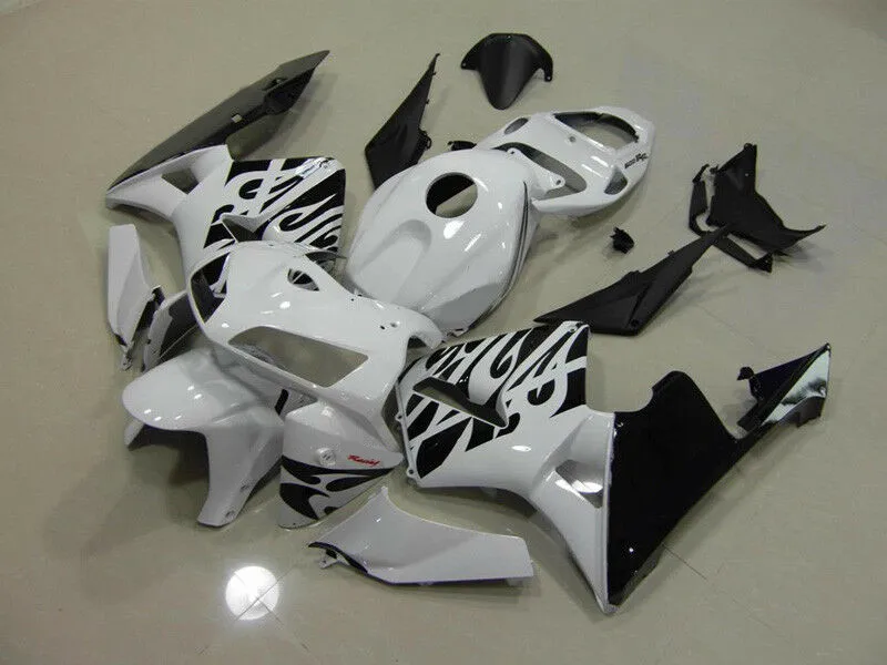 

Style New ABS Whole Motorcycle Fairings Kits Fit For HONDA CBR600RR F5 2005 2006 05 06 Bodywork Set Custom Black White