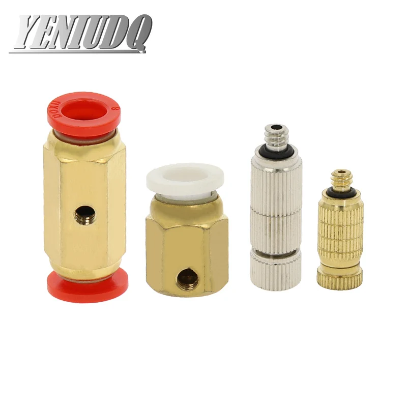 

Pneumatic Fittings Humidifier Connector M3/16-24 Thread Atomizing Nozzle Breeding Cooling Dust Removal Spray Head Base 3/16