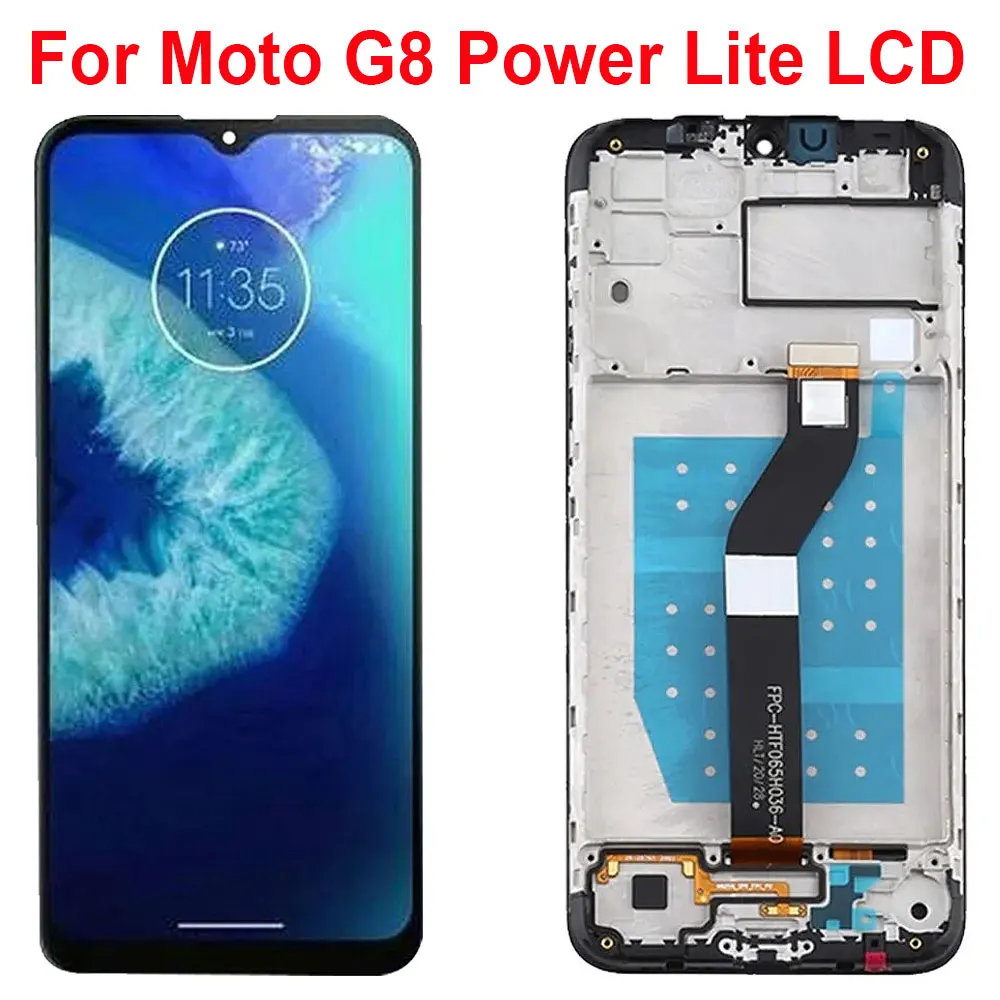 ЖК-дисплей 6 5 дюйма для Motorola Moto G8 Power Lite с сенсорным экраном и дигитайзером в сборе