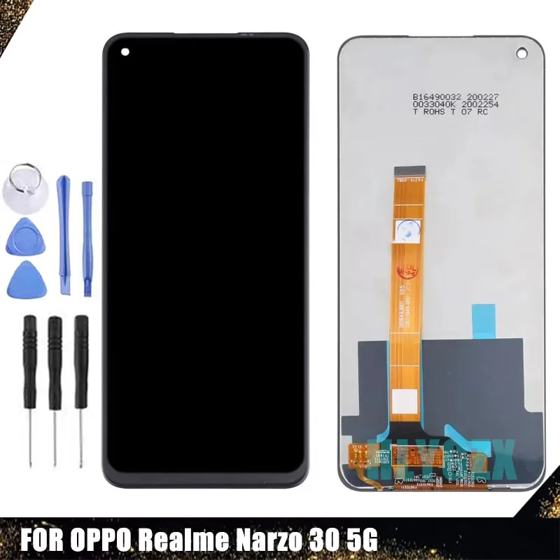 

New Original For Oppo Realme Narzo 30 5G LCD Touch Screen Digitizer Assembly Replacement For Narzo 30 5G Sensor Display Replace