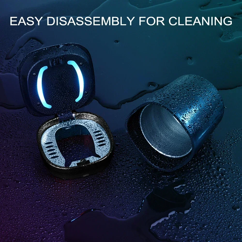 Автомобильная светодиодная пепельница портативная многофункциональная с