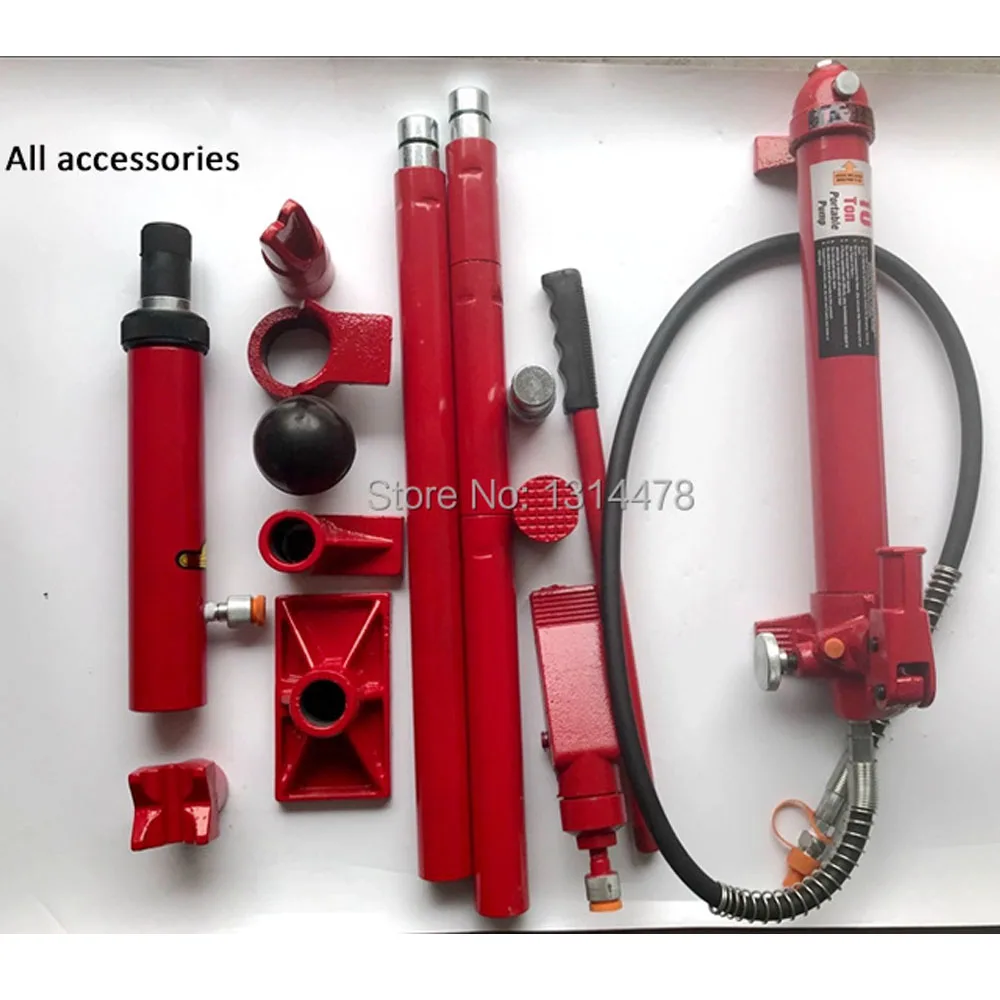 

Aluminum Pump 10 Tons Capacity Hydraulic Booy-Frame Rep Kit Lifting Jack