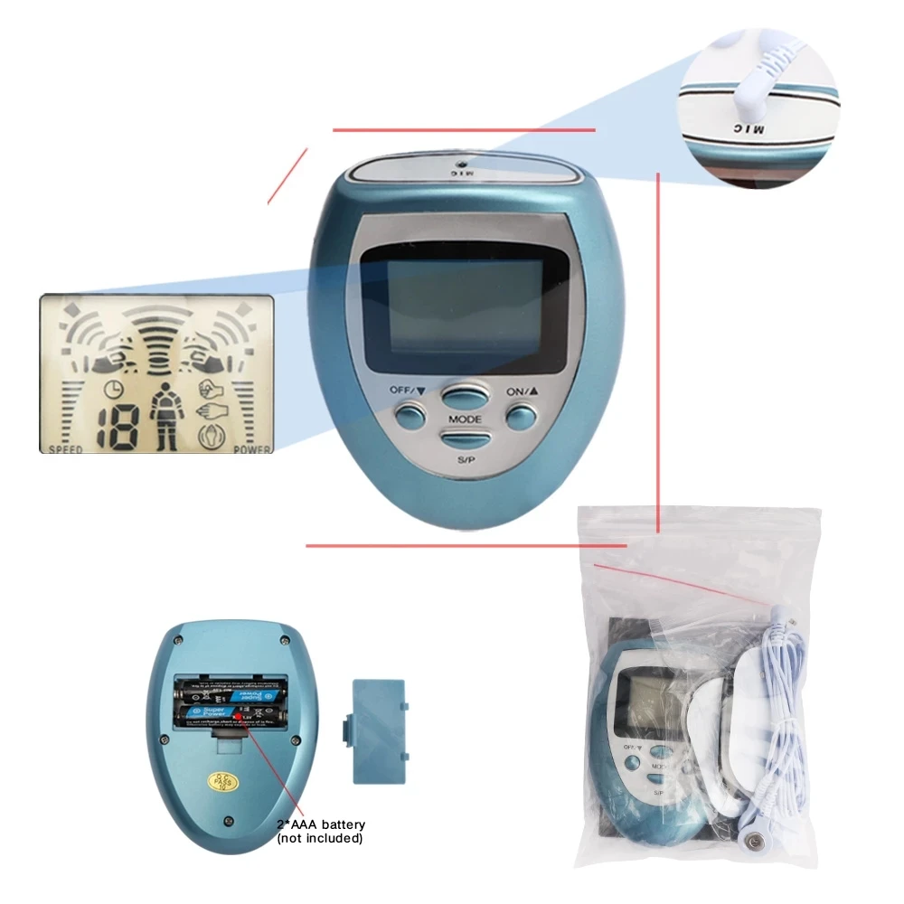 EMS электрический массажер для тела Tens физиотерапевтический аппарат стимулятор