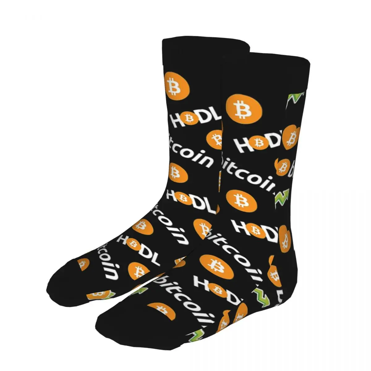 

Hodl Bitcoin Cryptocurrency Socks For Men 90% Polyester Funny Middle Tube Socks Thick Bitcoin Ethereum Birthday Gift