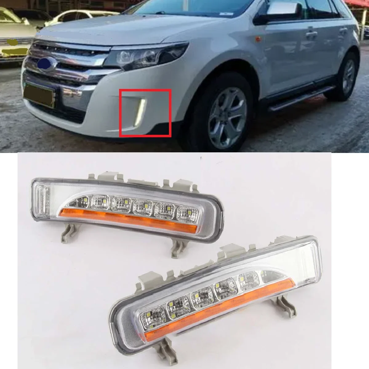 Задний бампер для Ford Edge 2012 2013