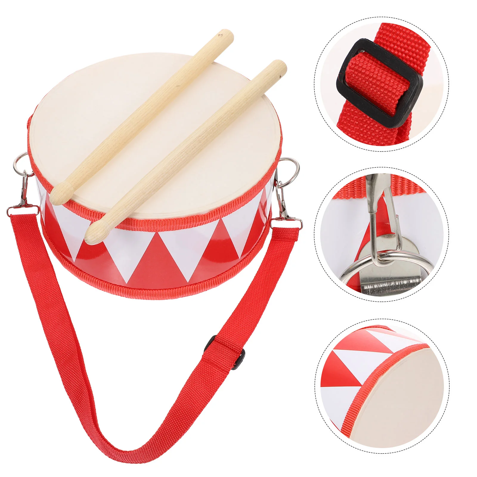 

Drum Snare Kids Percussion Toy Marchingdrums Toys Toddler Instrument Children Hand Child Wooden Set 11Inch Musicbaby Tom Floor