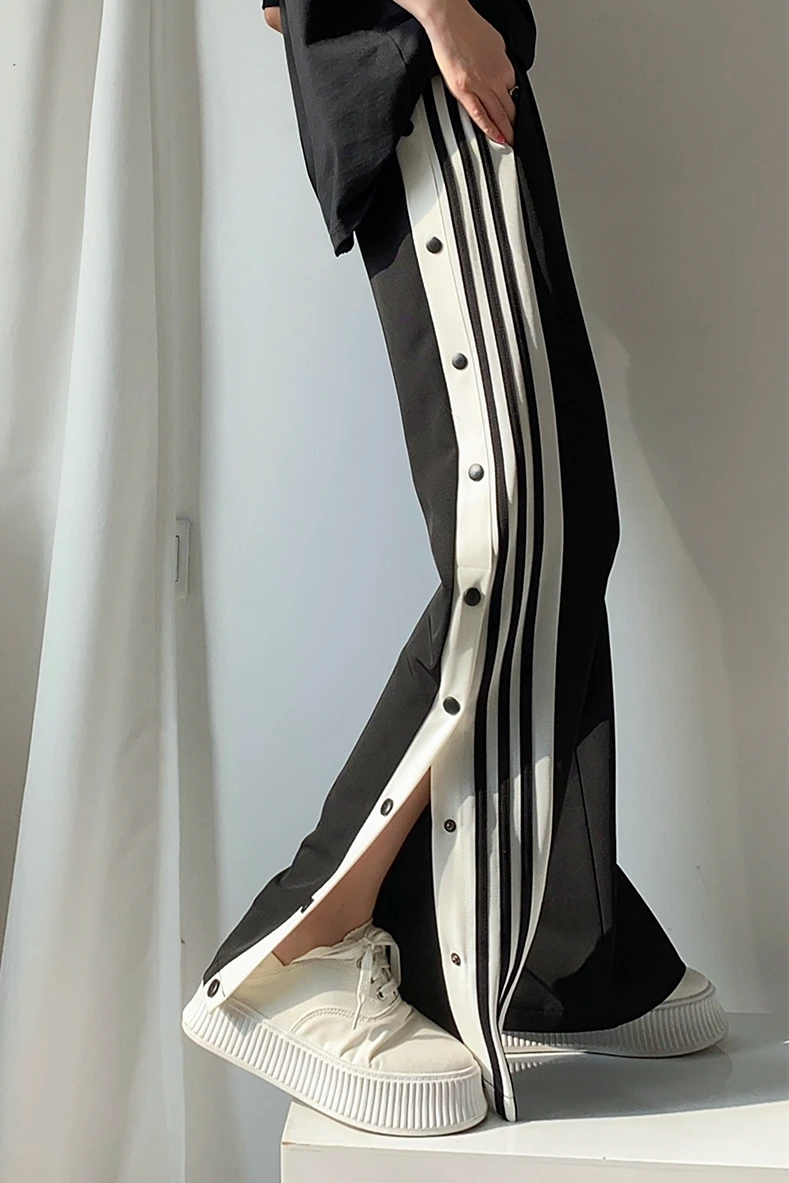 

Черные повседневные Костюмные брюки 2022, женские весенне-Летние Новые Стильные узкие прямые брюки с высокой талией и широкими штанинами для ...