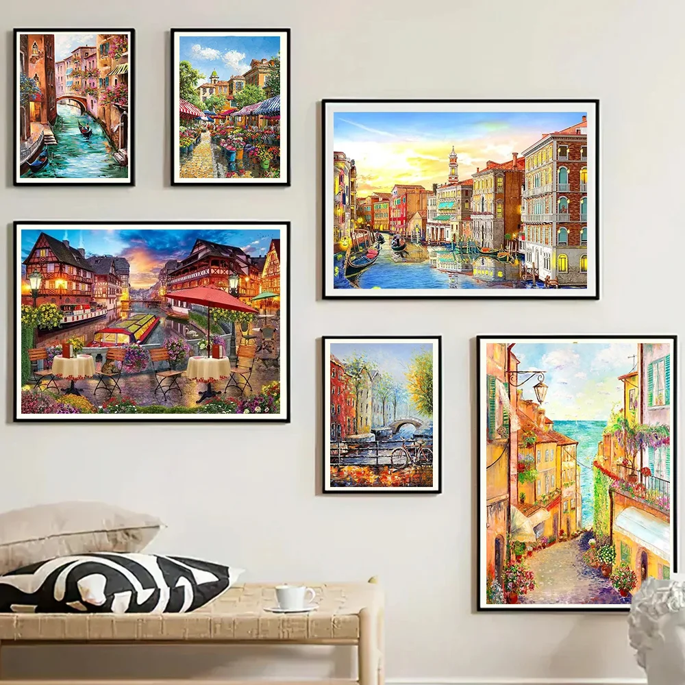 Картина на холсте в скандинавском стиле