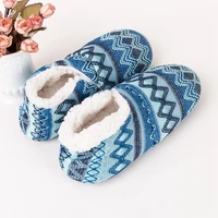 home socks women plush warm knit socks lightweight soft comfortable winter slippers women indoor slippers