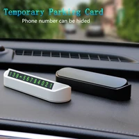 car temporary parking card phone number display hide plate telephone numbers car park stop automobile accessories car styling s2