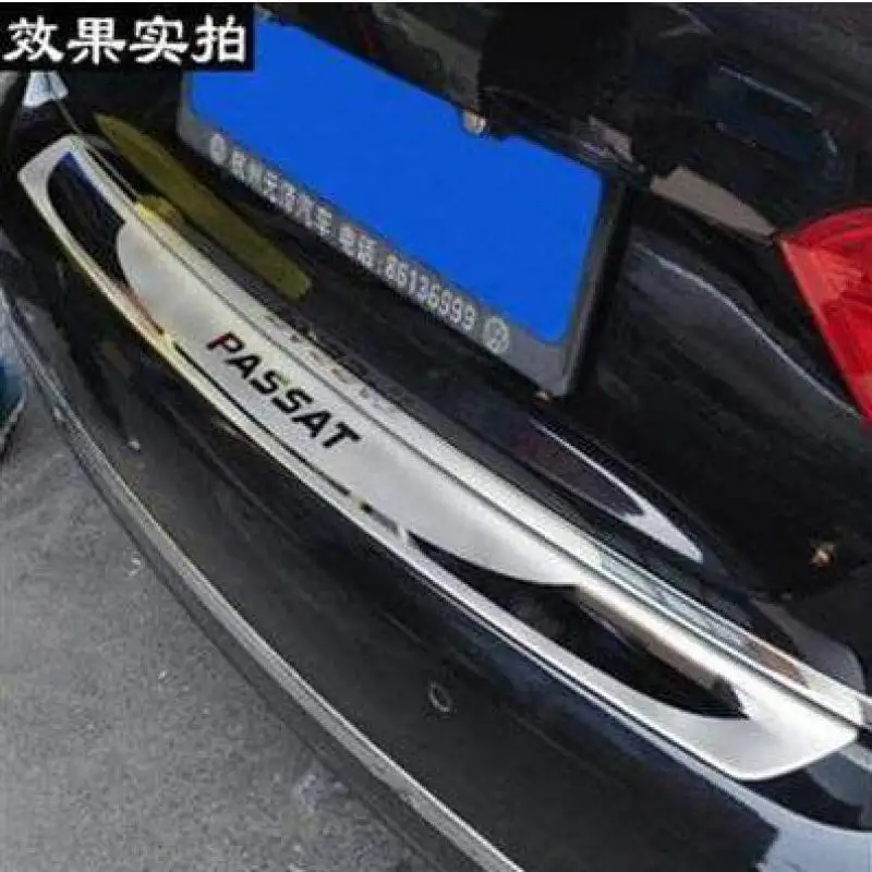 

High quality stainless steel Rear bumper Protector Sill For Volkswagen Passat B6 (80 cm) B7 (98 cm) 2011-2018 Car covers