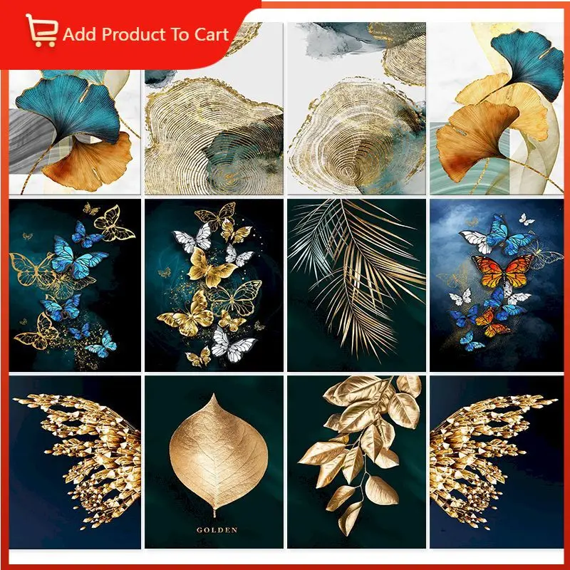 

40x50cm Paint By Numbers Butterfly DIY Painting By Numbers On Canvas Animals Frameless Digital Hand Painting Home Decor