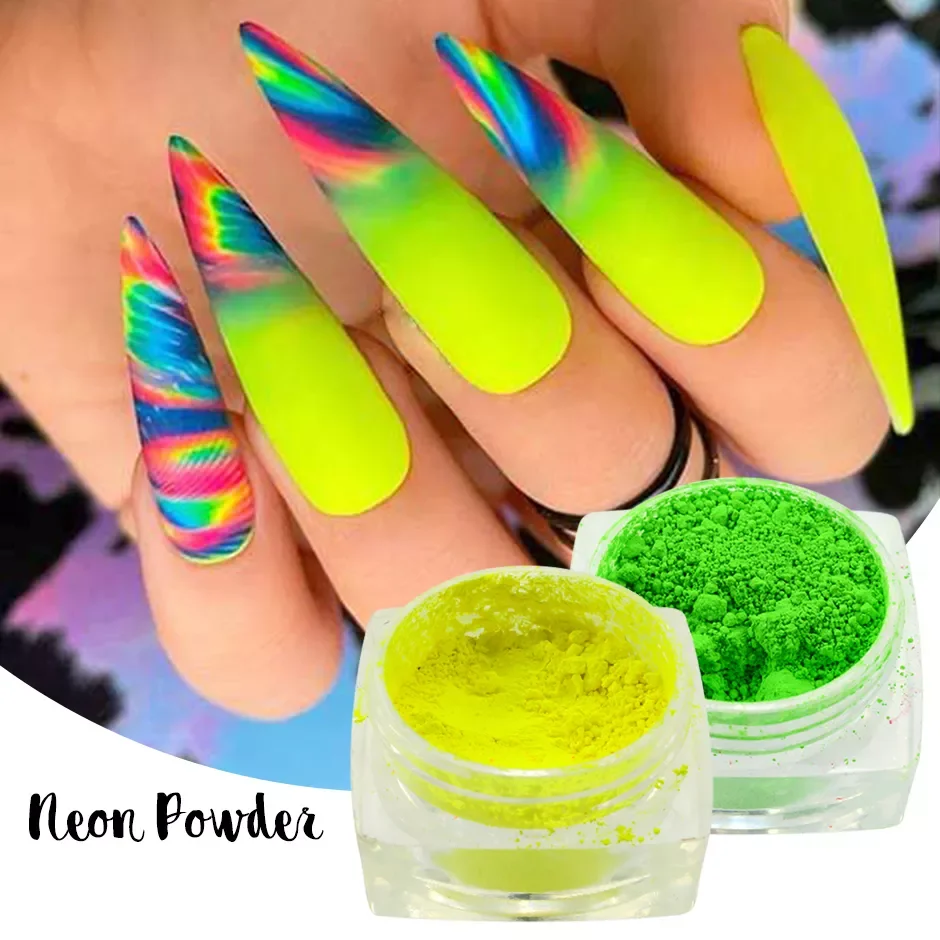 

Nail Pigment Powder Reactive Phosphor Glitter Dust Winter Premium Paillette DIY Charm Nail Decoration NTYE01-13