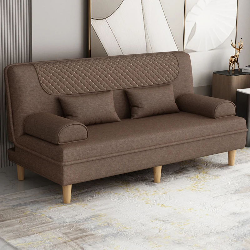 

Minimalista Wood Legs Sofa Wrap Upholstery Fabric Luxury Lazy Love Seat Sofa Ergonomic Floor Large Canape Salon Home Furniture