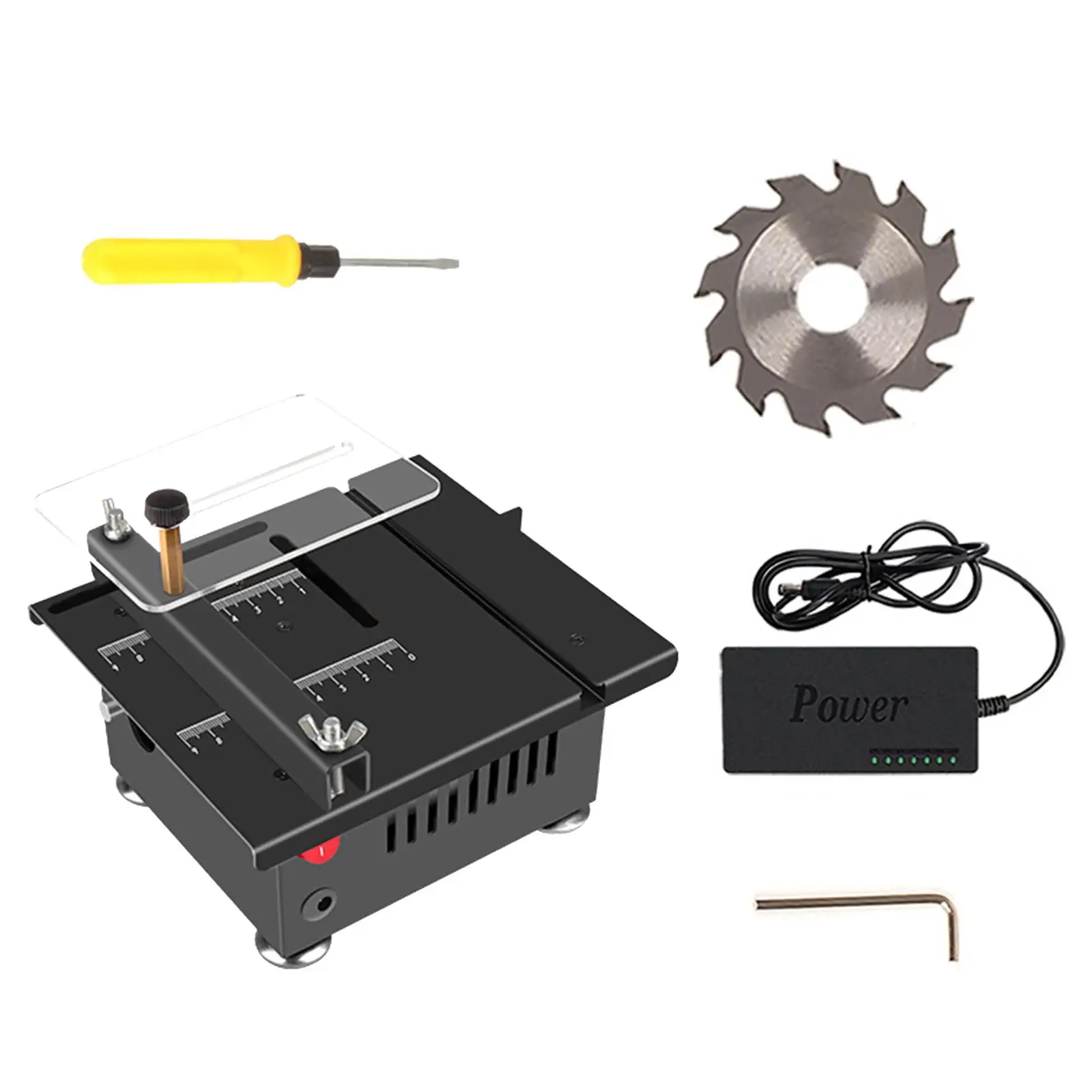 

Настольная электрическая мини-пила, портативная Настольная пила для изготовления моделей, резки дерева, рукоделия «сделай сам», маленькие деревообрабатывающие проекты, адаптер европейского стандарта