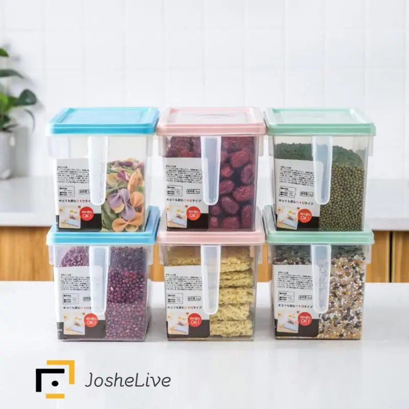 

Пластиковый контейнер для хранения пищевых продуктов с крышкой и ручкой, органайзер для хранения пищевых продуктов, коробка для свежести для кухни, холодильника, хранение пищи