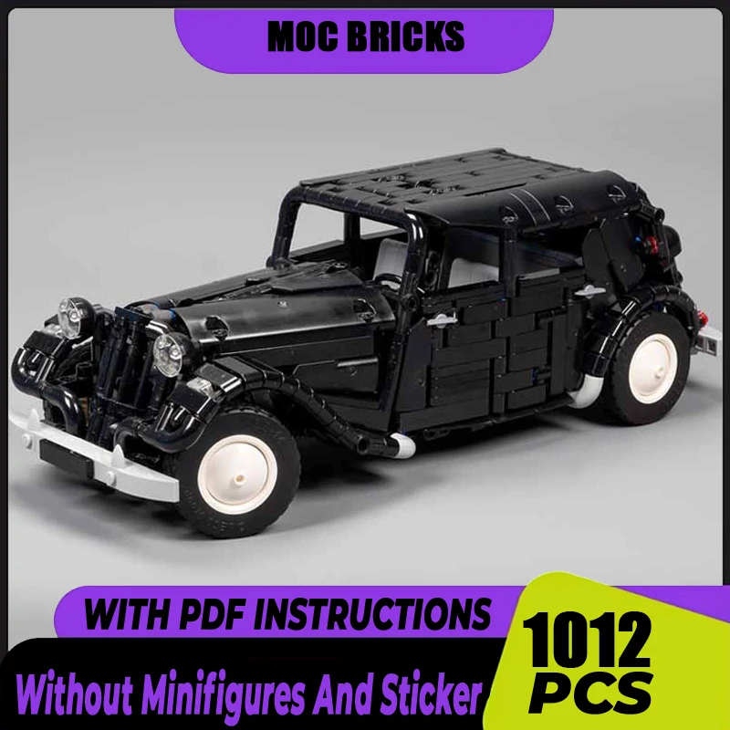 Moc Building кирпичики город Автомобильная серия Французская модель автомобиля